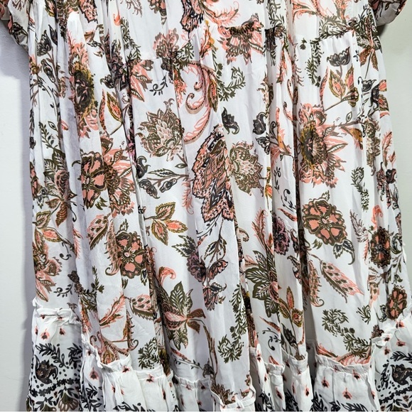 By Anthropologie V-Neck Long-Sleeve Maxi Dress Size Small - Picture 13 of 16